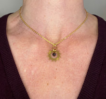 Load image into Gallery viewer, As Seen On TV Soleil Sunburst Gemstone Beaded Gold Necklace