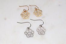Load image into Gallery viewer, Paw Print Earrings