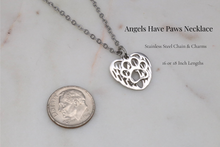 Load image into Gallery viewer, Angels Have Paws Necklace