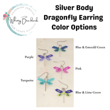 Load image into Gallery viewer, Dragonfly Earrings