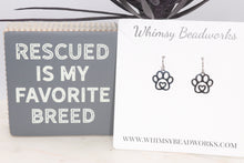 Load image into Gallery viewer, Paw Print Earrings