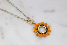 Load image into Gallery viewer, Boho Sunflower Necklace