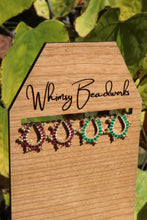 Load image into Gallery viewer, Dainty Beaded Teardrop Stud Earrings