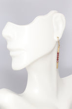 Load image into Gallery viewer, Gemstone Beaded Minimalist Earrings