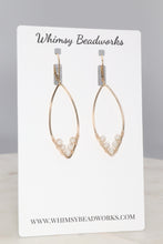 Load image into Gallery viewer, Mixed Metal Hoop Earrings