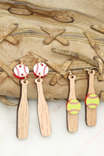 Load image into Gallery viewer, Baseball  or Softball Earrings