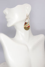 Load image into Gallery viewer, Colorful Abstract Seed Bead Earrings