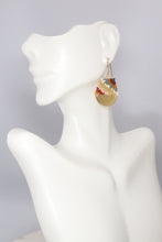 Load image into Gallery viewer, Colorful Abstract Seed Bead Earrings