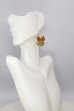 Load image into Gallery viewer, Colorful Abstract Seed Bead Earrings