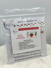 Load image into Gallery viewer, DIY Strawberry Ring Kit – Beaded Jewelry Making Kit with Pattern & Tutorial