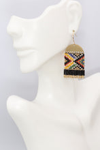 Load image into Gallery viewer, Bridger Range Geometric Fringe Earrings