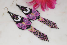 Load image into Gallery viewer, Stay Wild Moon Child Pink Butterfly Earrings