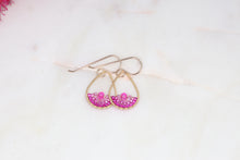 Load image into Gallery viewer, Colorful Beaded Teardrop Earrings