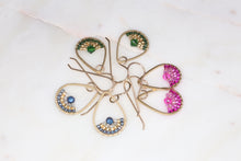 Load image into Gallery viewer, Colorful Beaded Teardrop Earrings
