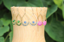 Load image into Gallery viewer, Colorful Beaded Teardrop Earrings