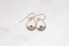 Load image into Gallery viewer, Colorful Beaded Teardrop Earrings
