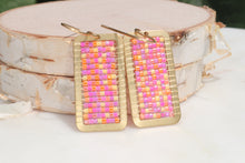 Load image into Gallery viewer, Neon Seed Bead Earrings