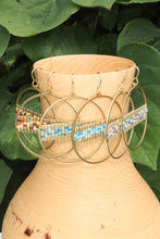 Load image into Gallery viewer, Colorful Beaded Hoop Earrings