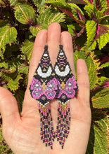 Load image into Gallery viewer, Stay Wild Moon Child Pink Butterfly Earrings