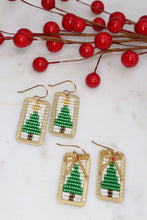 Load image into Gallery viewer, Christmas Tree Earrings