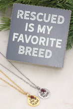 Load image into Gallery viewer, Live Love Rescue Gemstone Necklace