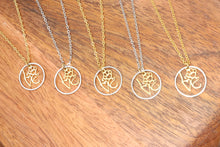 Load image into Gallery viewer, Love Paw Print Necklace