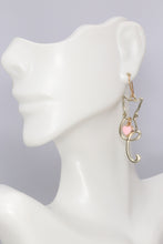 Load image into Gallery viewer, Cat Silhouette Earrings