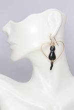 Load image into Gallery viewer, I Heart Cats Earrings