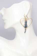 Load image into Gallery viewer, I Heart Cats Earrings