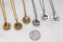 Load image into Gallery viewer, Live Love Rescue Gemstone Necklace