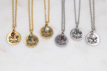 Load image into Gallery viewer, Live Love Rescue Gemstone Necklace