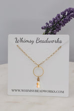 Load image into Gallery viewer, Mystic Rainbow Quartz Teardrop Necklace