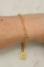 Load image into Gallery viewer, Hearts & Paws Collection Paw Print Chain Bracelets