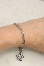 Load image into Gallery viewer, Hearts & Paws Collection Paw Print Chain Bracelets
