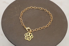Load image into Gallery viewer, Hearts & Paws Collection Paw Print Chain Bracelets