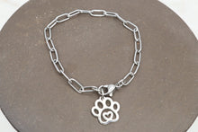 Load image into Gallery viewer, Hearts & Paws Collection Paw Print Chain Bracelets