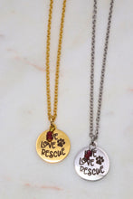 Load image into Gallery viewer, Live Love Rescue Gemstone Necklace