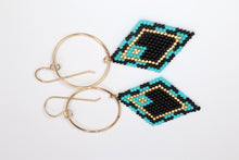 Load image into Gallery viewer, Boho Chic Long Gold Hoop Dangle Earrings