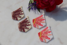 Load image into Gallery viewer, Daisy Beaded Statement Earrings