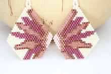 Load image into Gallery viewer, Daisy Beaded Statement Earrings