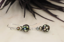 Load image into Gallery viewer, Disco Ball Abalone Shell Earrings