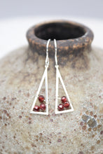 Load image into Gallery viewer, Casey Sterling Silver Gemstone Earrings