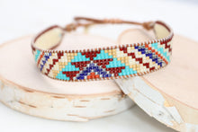 Load image into Gallery viewer, Maya Adjustable Beaded Southwestern Cuff Bracelet