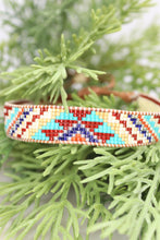 Load image into Gallery viewer, Maya Adjustable Beaded Southwestern Cuff Bracelet