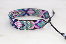Load image into Gallery viewer, Painted Desert Adjustable Seed Bead Beaded Bracelet