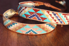 Load image into Gallery viewer, Maya Adjustable Beaded Southwestern Cuff Bracelet