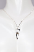 Load image into Gallery viewer, Casey Sterling Silver & Pyrite Beaded Dainty Minimalist Necklace