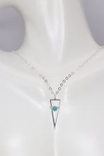 Load image into Gallery viewer, Casey Sterling Silver & Turquoise Beaded Minimalist Necklace