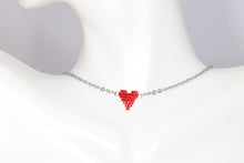 Load image into Gallery viewer, Dainty Beaded Heart Necklaces