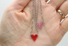 Load image into Gallery viewer, Dainty Beaded Heart Necklaces